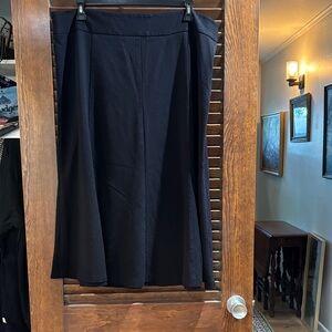 Coldwater Creek Classic Black A-Line Skirt